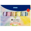 Künstler Acrylfarbe Pastell matt 6er-Set Farben in Tube à 75 ml Bastelbedarf Stylex 28629