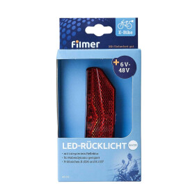 Filmer Premium 49011 E-Bike LED Rücklicht  - 6V-48V