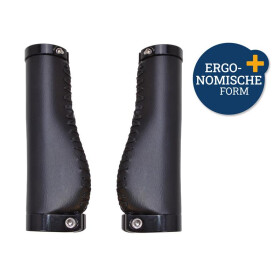 Fahrradgriffe 2x lang schwarz Lenkerstopfen...