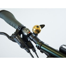 Premium Fahrradglocke Classic MTB Farbe: gold Fahrradzubehör Klingeln Filmer 49130