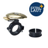 Ufo Fahrradglocke Retro Glocke gold flache Form extra Laut Fahrradzubehör Klingeln Filmer 49131