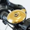 Ufo Fahrradglocke Retro Glocke gold flache Form extra Laut Fahrradzubehör Klingeln Filmer 49131