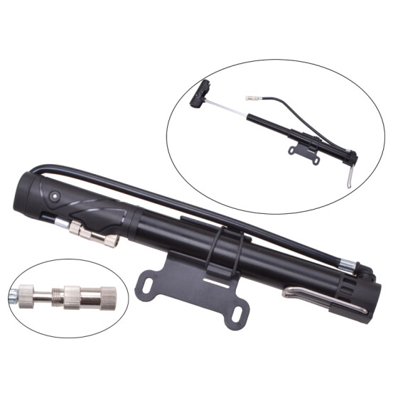 Filmer Premium 49341 2-in-1 Luftpumpe Hand- / Fußluftpumpe