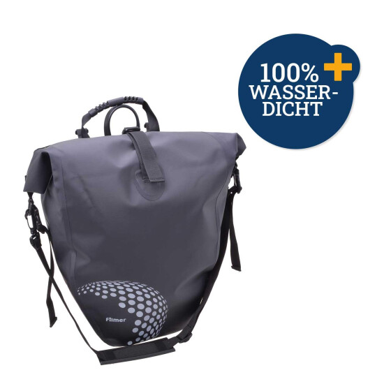 Filmer Premium 49610 Fahrradtasche Trekking für Gepäckträger - schwarz