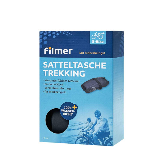 Filmer Premium 49630 Satteltasche Trekking - schwarz