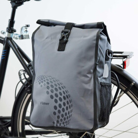 Fahrradtasche Premium Gepäckträger - grau...