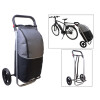 Filmer Premium 49640 Fahrrad Einkaufstrolley inkl. Anhängerkupplung