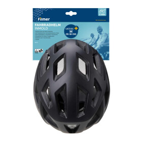 Fahrradhelm LED Sicherheits Rücklicht - Größe M - 55-58cm Fahrradzubehör Helme Filmer Premium 49710