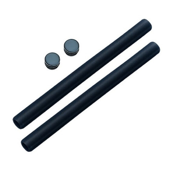 Point Fahrrad Softüberzug 400mm mit Lenkerstopfen - schwarz