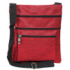 Shaghafi 3600204-002 Damen Stoffhandtasche in rot 20 x 24 cm