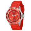 Madison Armbanduhr Damen U4399-04 New-York Candy Time Armbanduhr Silikonband rot