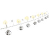 10er LED Lichterkette Glöckchen Timer Funktion warm-weiß 3000 K Batteriebetrieben Dekobedarf Goobay 57949