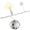10er LED Lichterkette Glöckchen Timer Funktion warm-weiß 3000 K Batteriebetrieben Dekobedarf Goobay 57949