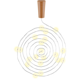 Goobay 10 x 20er LED Flaschen-Lichterkette - Stimmungsvolle Leuchtdekoration für Glasflaschen