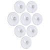 Goobay 80er LED Sternenvorhang mit Fernbedienung, Timer-Funktion, 8 Leuchtmodi, Dimmer und 31 V-Außentrafo, warm-weiß (3000 K)
