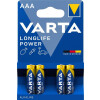 Varta Longlife Power LR03/AAA (Micro) (4903) - Alkali-Mangan Batterie (Alkaline), 1,5 V