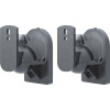 Lautsprecher Wandhalterung Universal schwarz max. 3,5 kg Elektronik Lautsprecherhalterung Goobay 49393