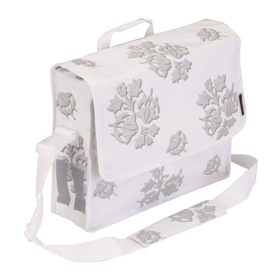 Prophete 0690 - WEISS Rex Postman Bloosom Fahrrad- und Schultertasche - WEISS