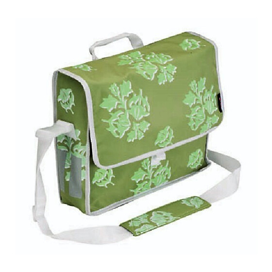 Prophete 0690 - GRÜN Rex Postman Bloosom Fahrrad- und Schultertasche - GRÜN