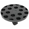 alpfa 891279 Kunststoff Pflanzroller rund 30 cm schwarz bis 50 kg