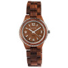 Excellanc 2810007-002 Unisex Armbanduhr aus Walnussholz