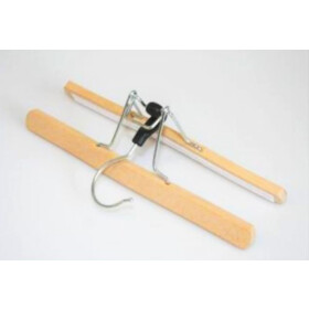 Schulz 44056 Hosenspanner aus Holz mit Metallhaken...