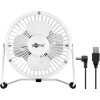 Goobay 52714 4 Zoll USB-Ventilator für den Schreibtisch weiß