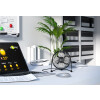 Goobay 62060 4 Zoll USB-Ventilator für den Schreibtisch schwarz