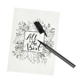 Stylex 32835 Pinselmaler 24 verschiedene Farben flexibler Pinselspitze