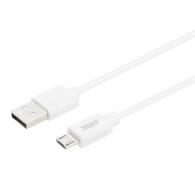 3SIXT Micro-USB Ladeset (5W) mit USB Ladegerät und 1m Micro-USB Kabel