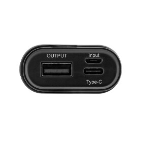 Power Bank JetPak LED 4,000mAh Black USB-C Elektronik Poerbank 3SIXT 41599