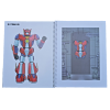 Robo Designer Action Stickers 21 Roboter zum selbst designen mit Aufklebern