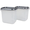 Centi Frischhaltedose Berlin hoch 0,5 Liter Deckel farbig 2er-Set ca. 8,5 x 11 x 11 cm