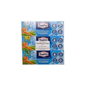 Gefrierbeutel 3er-Pack 60x1, 40x2 und 35x3 Liter Haushalt...