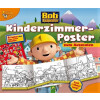 Bob der Baumeister - 6 Kinderzimmer Poster zum Ausmalen + bunte Sticker