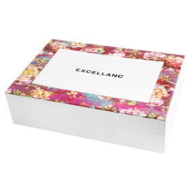 Damen Geschenkset mit Uhr, Ohrringen und Halskette roségoldfarbig Analog Excellanc