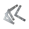 FixTech Rahmenverbinder 4 Stück Set 100x100x2,5mm