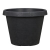 Livinja Pflanztopf Crotone d=34 x h= 26 cm anthrazit rund Polypropylen