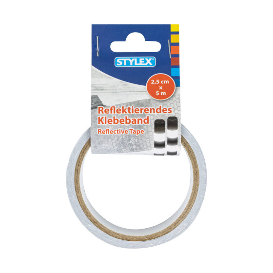 Stylex 41378 Reflektierendes Klebeband 5m x 2,5 cm