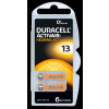 Duracell ActivAir 13 - Zink-Luft Hörgeräte Knopfzelle - 6er Pack
