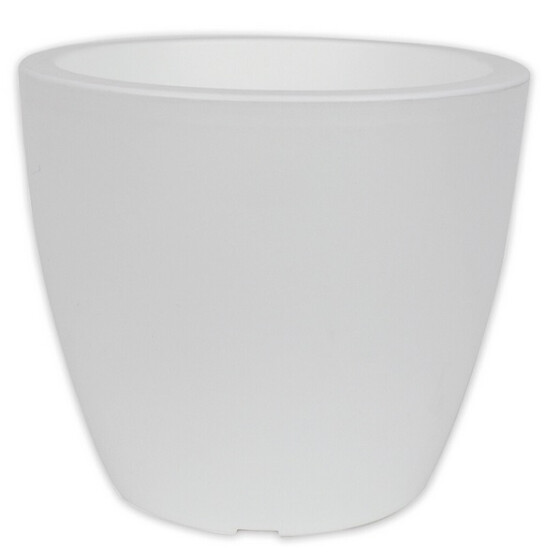 Centi Kunststoff Pflanzkübel LINEA d= 20 cm, H= 17 cm weiß