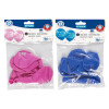 Stylex 14757 Luftballons Endlich Schulkind, 6er Beutel rosa oder blau