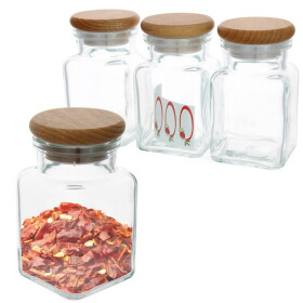 Centi MARBURG Gewürzgläser Echtglas...