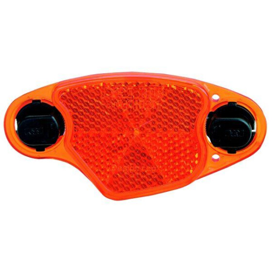 B&M 309 4er Set Speichenreflektor / Strahler gelb-orange
