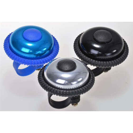 Filmer 41.029 SILBER Fahrradglocke - Fahrrad Klingel mit Drehring