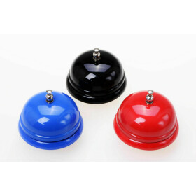 Fahrradglocke Maxi Klingel Rezeption Design ROT...