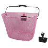 LTJ Lenkerkorb rosa mit Halterung inkl Adapter schwarzer Bügel