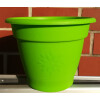 alpfa 842179 Blumenkübel Sydney mit Dekor 28 x 22 cm - limette