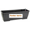 alpfa 842539 Pflanzkasten mit Bewässerung - 60 cm - Farbe: TERRA