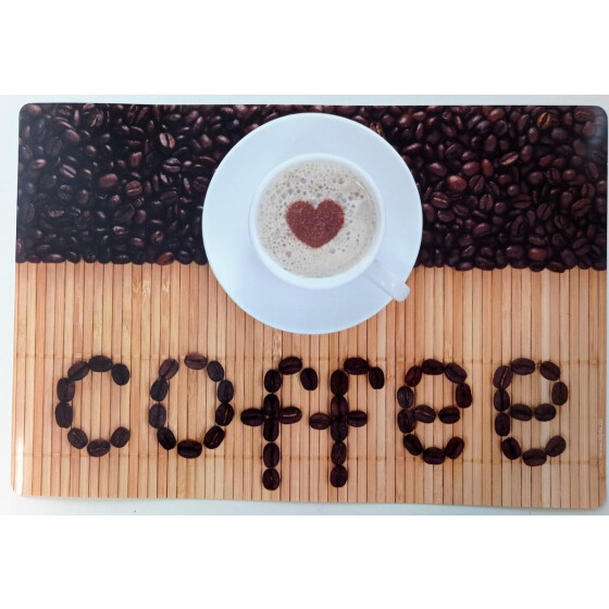 alpfa 802034 Tisch-/Platzset "Kaffeebohnen" braun 45 x 30 cm